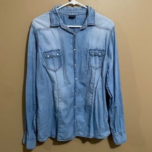 Faded Glory Denim long sleeve XL